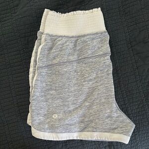 lululemon athletica Heathered Gray Athletic Shorts